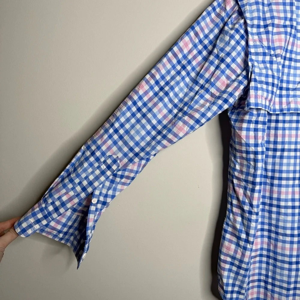 Vineyard Vines Harbor Performance Plaid Shirt. - Picture 4 of 7